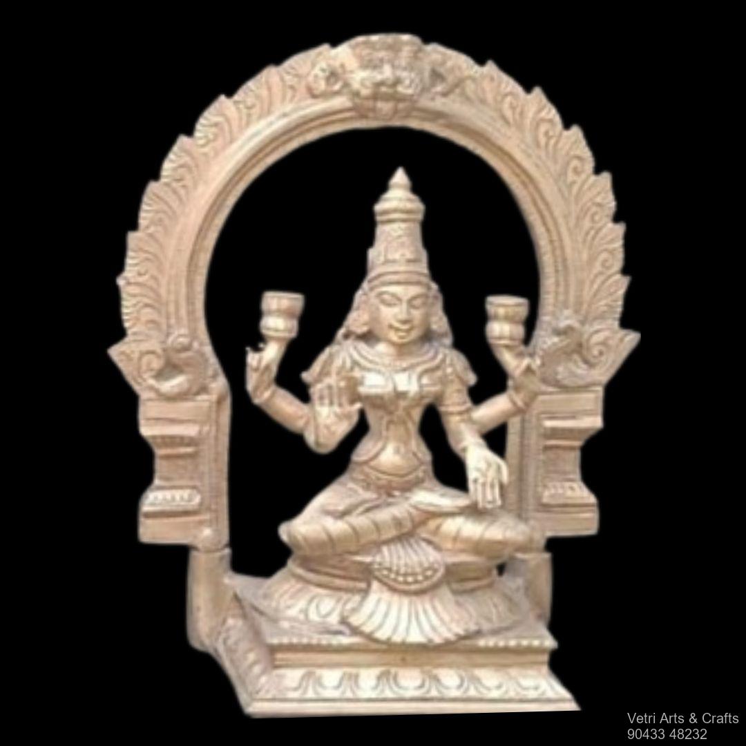 Goddess Lakshmi Seated on a Lotus