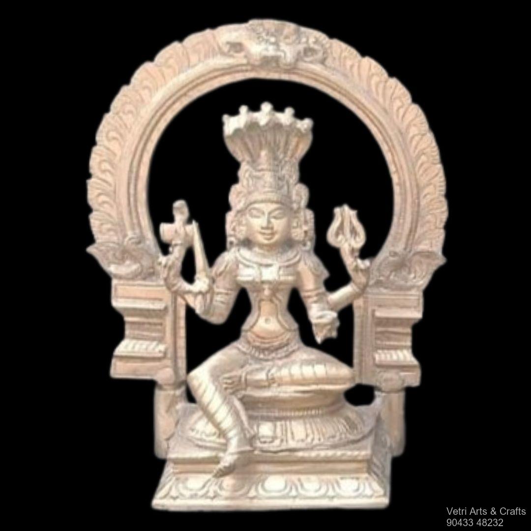 Goddess Mariamman with Divine Ornaments